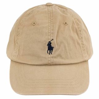 ポロラルフローレン(POLO RALPH LAUREN)のPolo Ralph Lauren ポロラルフローレン キャップ 710548524 CLS SPRT CAP レディース 女性 メンズ 男性 ユニセックス 男女兼用 帽子 ベースボールキャップ NUBUCK/RELAY BLUE ベージュ×ブルー(キャップ)