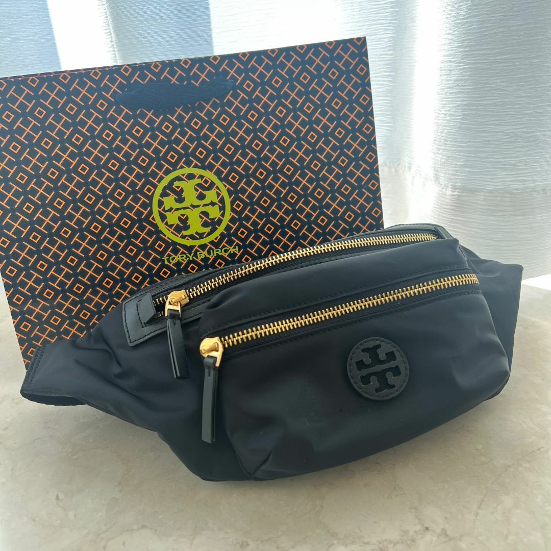 Tory Burch(トリーバーチ)の新品 TORY BURCH トリーバーチ ウエストバッグ ボディバッグ ブラック レディースのバッグ(ボディバッグ/ウエストポーチ)の商品写真