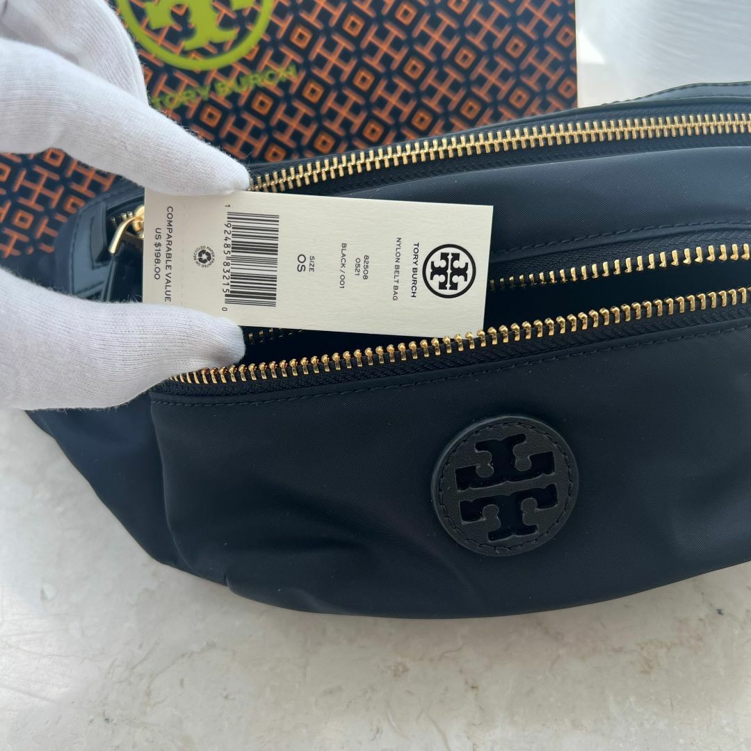 Tory Burch(トリーバーチ)の新品 TORY BURCH トリーバーチ ウエストバッグ ボディバッグ ブラック レディースのバッグ(ボディバッグ/ウエストポーチ)の商品写真