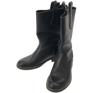 エーグル(AIGLE)のAIGLE エーグル レザーブーツ ブラック 37(ブーツ)