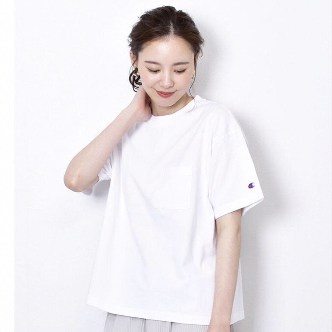 Champion(チャンピオン)のChampion  ショートスリーブポケットTシャツ  レディースのトップス(Tシャツ(半袖/袖なし))の商品写真