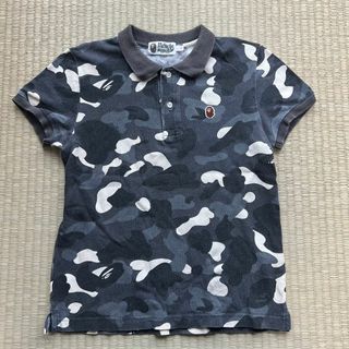 BAPE レディース キッズ  半袖Tシャツ 蓄光 S サイズ ブラック