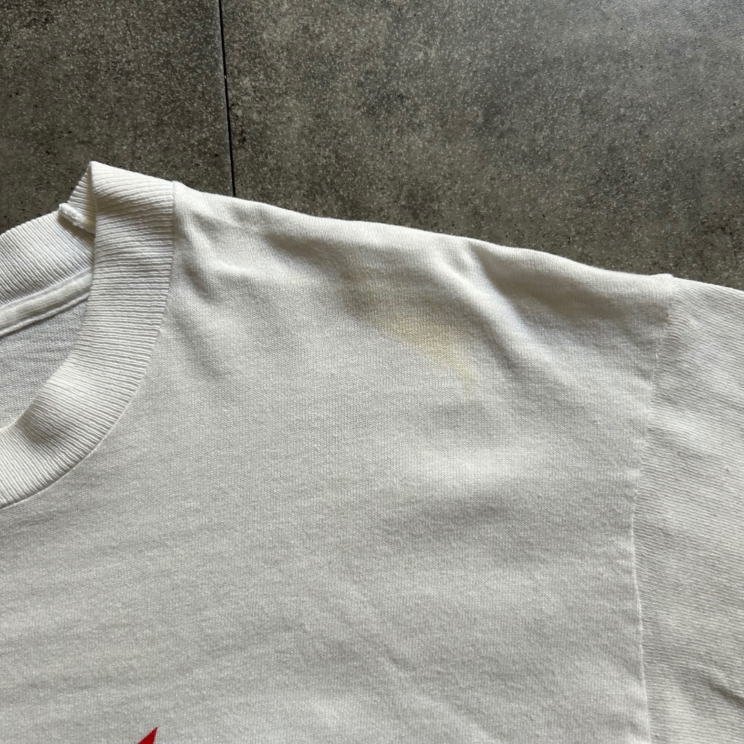 FRUIT OF THE LOOM(フルーツオブザルーム)の90s フルーツオブザルーム ヴィンテージtシャツ USA製 L ホワイト メンズのトップス(Tシャツ/カットソー(半袖/袖なし))の商品写真