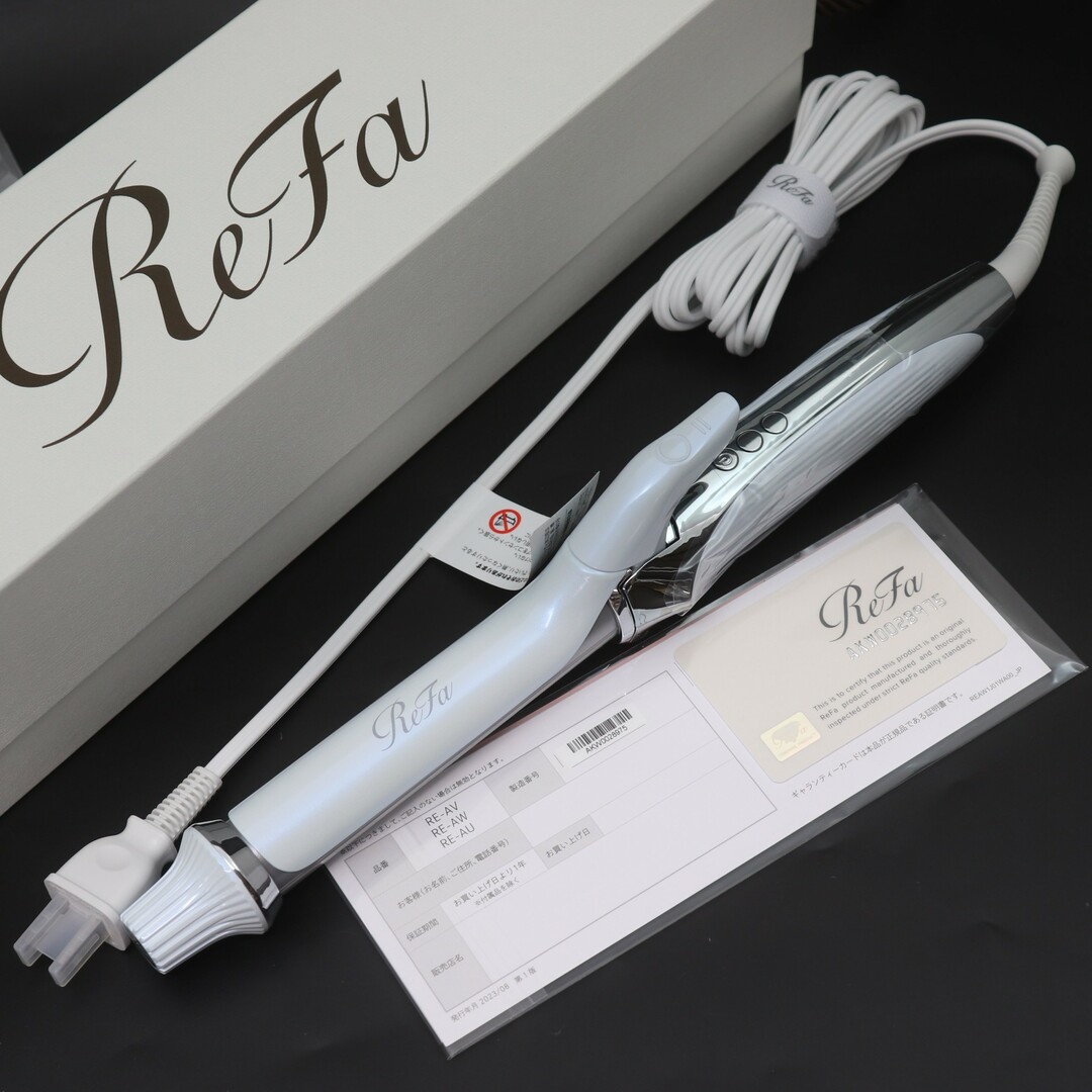 ReFa(リファ)のITFSUESEVCUC 未使用品 ReFa リファ カールアイロンプロ 26mm RE-AU-02A ホワイト ヘアケア アイロン  美容家電 スマホ/家電/カメラの美容/健康(ヘアアイロン)の商品写真