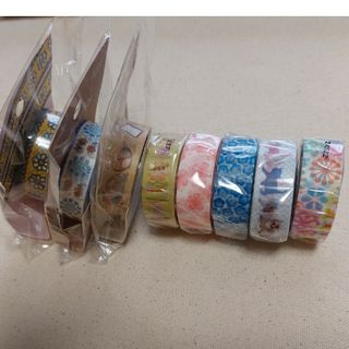 mt - ラップル WRAPPLE マスキングテープ 廃盤 ピンクビーズ 他 5本 mt - ラップル WRAPPLE マスキングテープ 廃盤 ピンクビーズ 他 5本