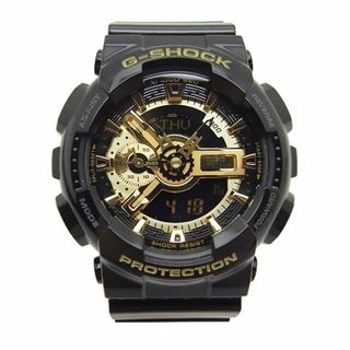 カシオ(CASIO)のカシオ G-SHOCK GA-110GB-1AJF 樹脂 ブラック×ゴールド(腕時計(アナログ))