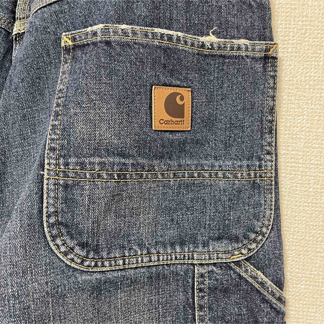 carhartt(カーハート)のカーハート　デニムパンツ　ストリート系　ヒップホップ　オーバーサイズ　ユーズド メンズのパンツ(デニム/ジーンズ)の商品写真