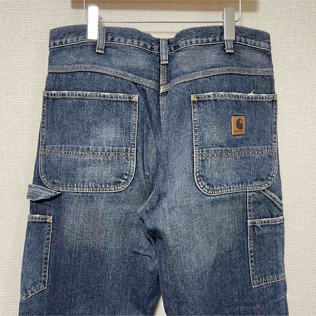 carhartt(カーハート)のカーハート　デニムパンツ　ストリート系　ヒップホップ　オーバーサイズ　ユーズド メンズのパンツ(デニム/ジーンズ)の商品写真