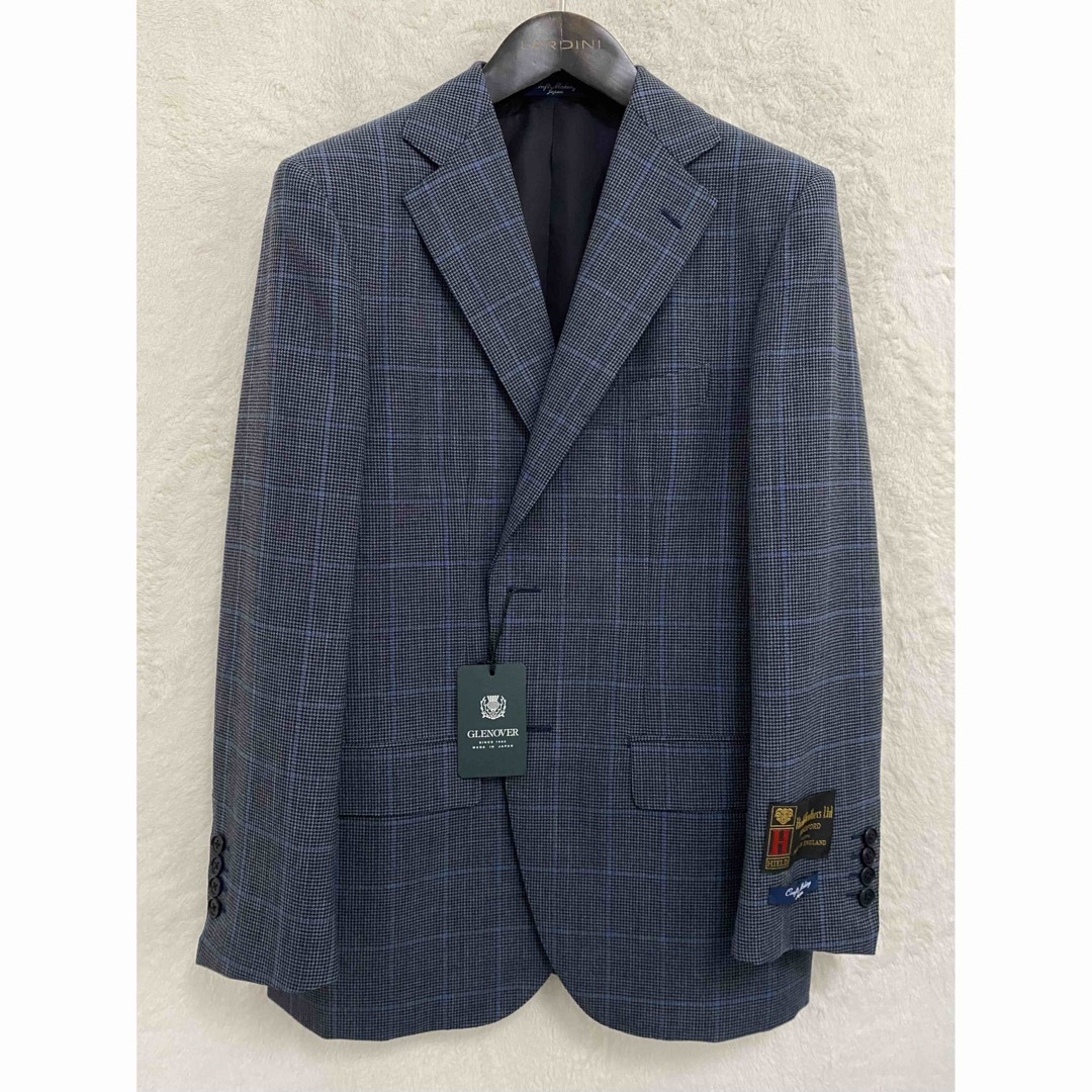 Brooks Brothers(ブルックスブラザース)の【新品】春夏 英国生地 メンズ ジャケット AB7 3L ブルーグレー チェック メンズのジャケット/アウター(テーラードジャケット)の商品写真