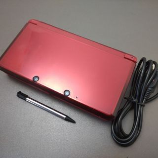 ニンテンドー3DS - 安心の整備済み！◆任天堂3DS 中古本体◆フレアレッド◆33