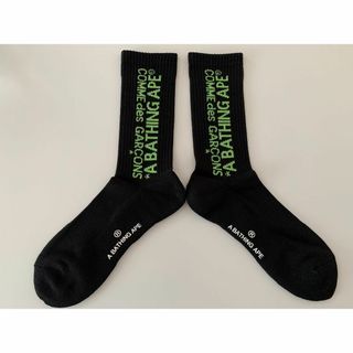 A BATHING APE - COMME des GARCONS x A BATHING APE ソックスの A BATHING APE - COMME des GARCONS x A BATHING APE ソックスの