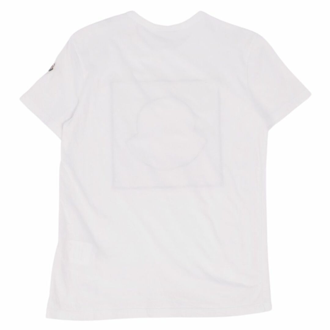 MONCLER(モンクレール)のモンクレール MONCLER Tシャツ カットソー 半袖 ショートスリーブ ナイロン切替 トップス メンズ S ホワイト メンズのトップス(Tシャツ/カットソー(半袖/袖なし))の商品写真