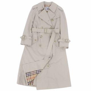 バーバリー(BURBERRY)の美品 Vintage バーバリー Burberrys コート トレンチコート 裏チェック アウター レディース S サンドベージュ(トレンチコート)