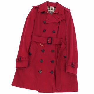 バーバリー(BURBERRY)のバーバリー BURBERRY コート トレンチコート THE SANDRINGHAM サンドリンガム 英国製 アウター レディース UK8 USA6 IT40(M相当) レッド(トレンチコート)