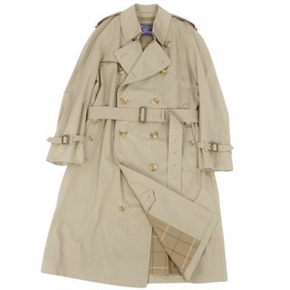 バーバリー(BURBERRY)の極美品 Vintage バーバリー Burberrys コート トレンチコート 英国製 裏チェック アウター メンズ 48(M相当) カーキベージュ(トレンチコート)