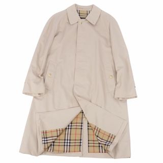 バーバリー(BURBERRY)の極美品 Vintage バーバリー Burberrys コート ステンカラーコート バルマカーンコート 裏チェック 英国製 アウター メンズ 48SHORT(M相当) ベージュ(ステンカラーコート)