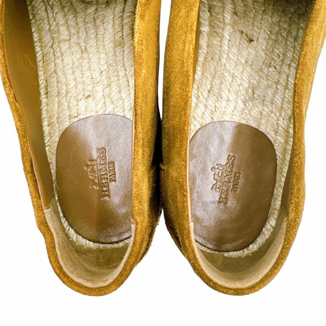 Hermes(エルメス)の【美品】エルメス エスパドリーユ トリップ ローファー 30.5cm ブラウン メンズの靴/シューズ(その他)の商品写真