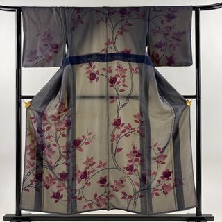 訪問着 身丈152cm 裄丈62cm 正絹 秀品 【中古】