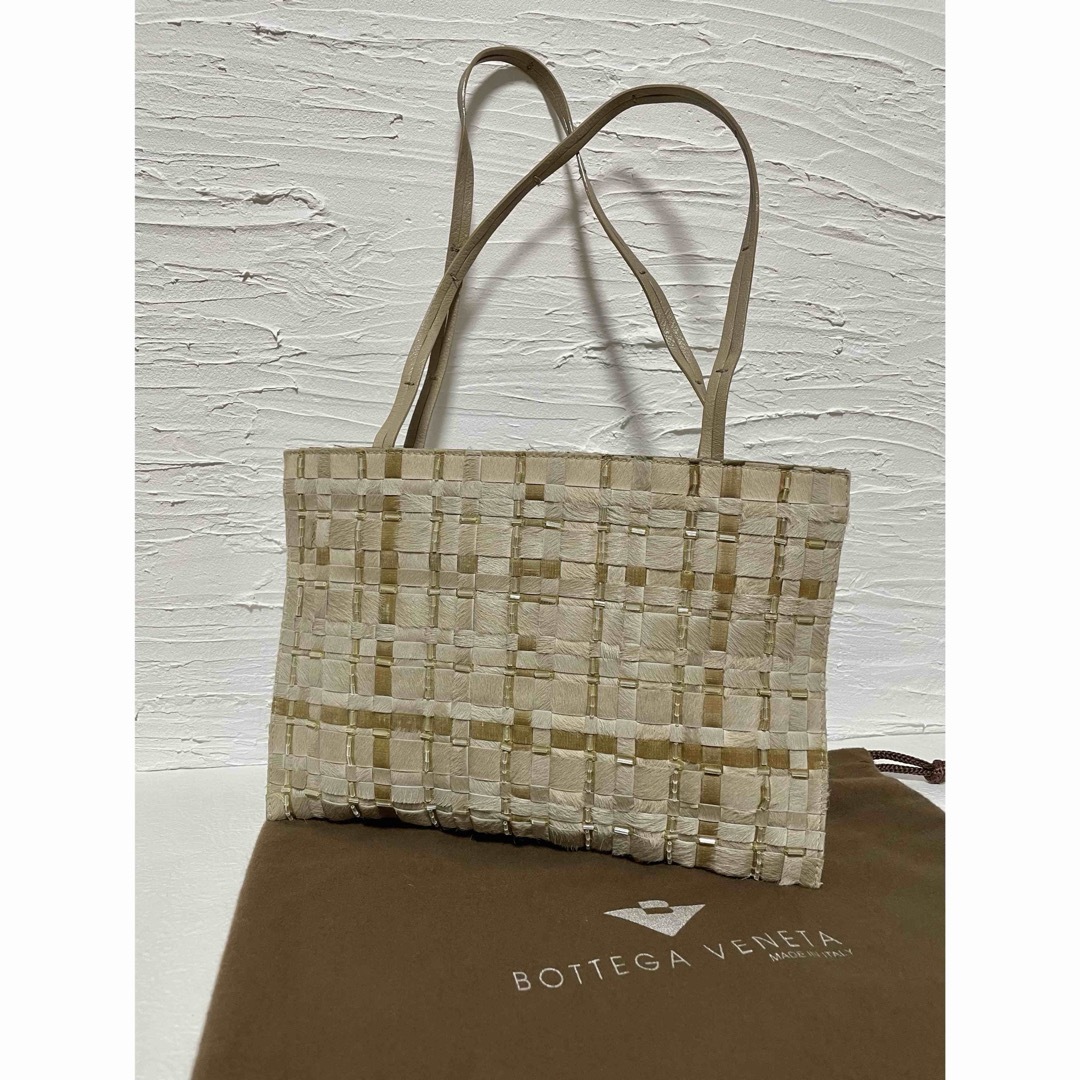 Bottega Veneta(ボッテガヴェネタ)の【BOTTEGA VENETA】　ハラコバッグ レディースのバッグ(ハンドバッグ)の商品写真