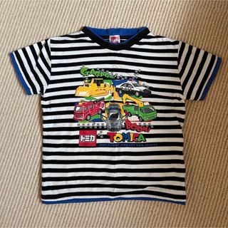 タカラトミー(Takara Tomy)のキッズ トミカ Tシャツ 120㎝ 子供服 ボーダー 男の子 車好き(Tシャツ/カットソー)