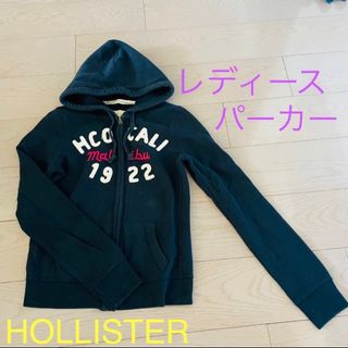 Hollister - ホリスター☆ レディース カジュアルパーカー ネイビー