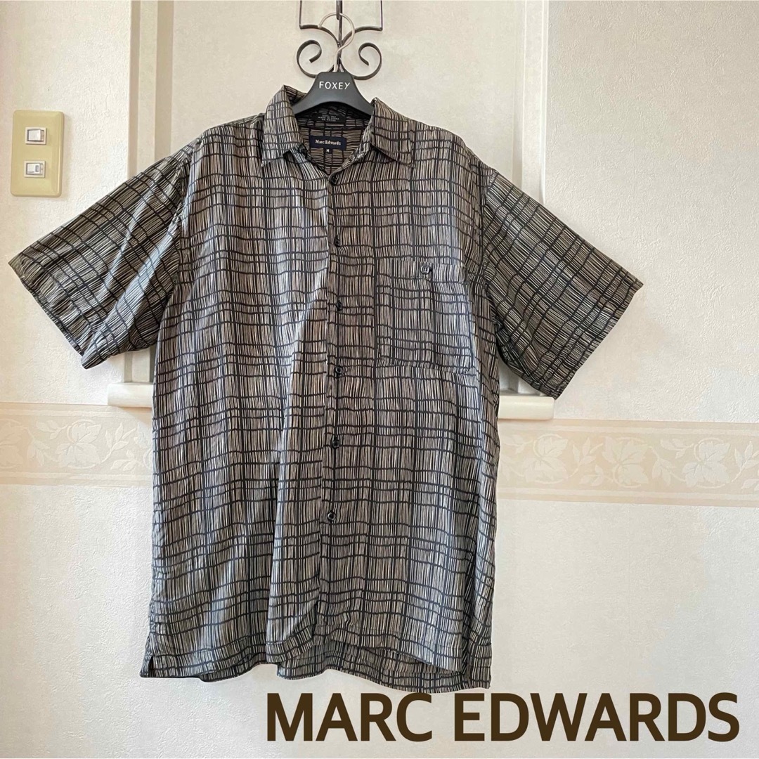 【MARC EDWARDS】マークエドワーズ　古着　シャツ　半袖　ヴィンテージ メンズのトップス(シャツ)の商品写真