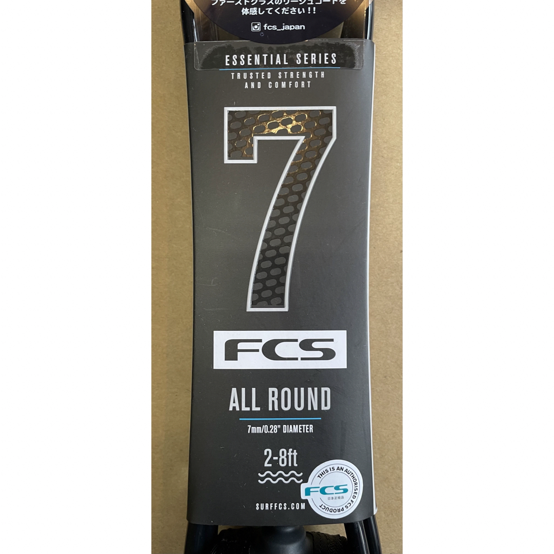 FCS(エフシーエス)のFCS ALL ROUND LEASH 7ft BLACK新品 スポーツ/アウトドアのスポーツ/アウトドア その他(サーフィン)の商品写真