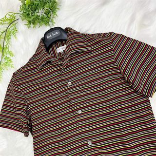 ポールスミス(Paul Smith)のPaul Smith ポールスミス シャツ 半袖 マルチカラー マルチストライプ(シャツ)