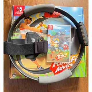 ニンテンドースイッチ(Nintendo Switch)の【美品】リングフィット アドベンチャー Nintendo Switchソフト(家庭用ゲームソフト)