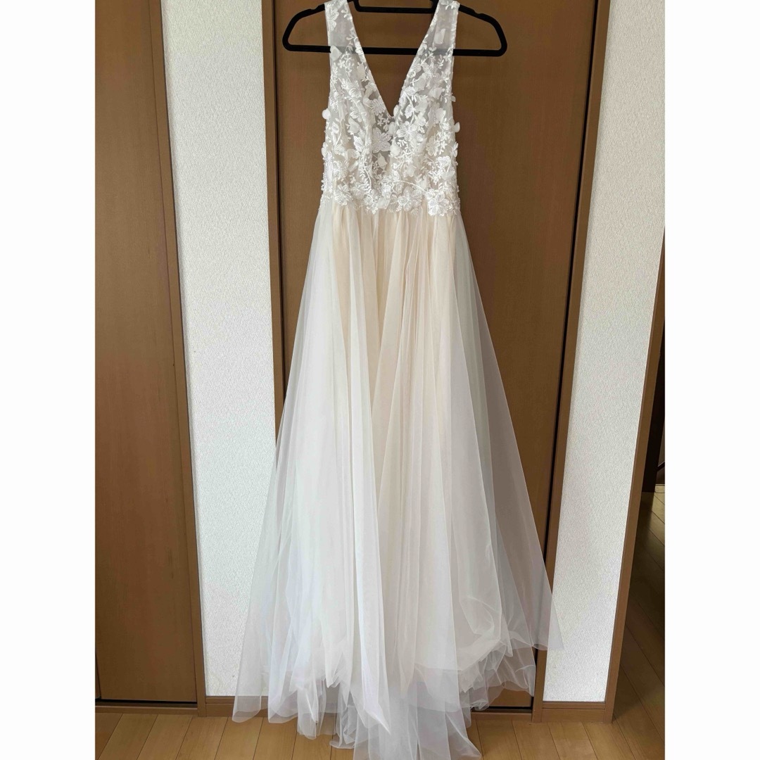 ウェディングドレス　ベールセット レディースのフォーマル/ドレス(ウェディングドレス)の商品写真