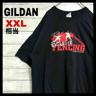 ギルタン(GILDAN)のg19US古着TFN ElectricFencing 半袖Tシャツ フェンシング(Tシャツ/カットソー(半袖/袖なし))