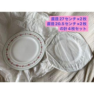 ウェッジウッド(WEDGWOOD)のウェッジウッド ベルローズ プレート4枚セット(食器)