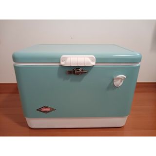 【Coleman】 54QT スチールベルトクーラー  ターコイズ