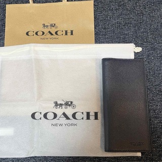 コーチ(COACH)の【新品未使用】COACH財布 二つ折り長財布 3014 ネイビー(長財布)