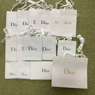 クリスチャンディオール(Christian Dior)のクリスチャンディオール　　ショッパー15枚とリボン　(ショップ袋)