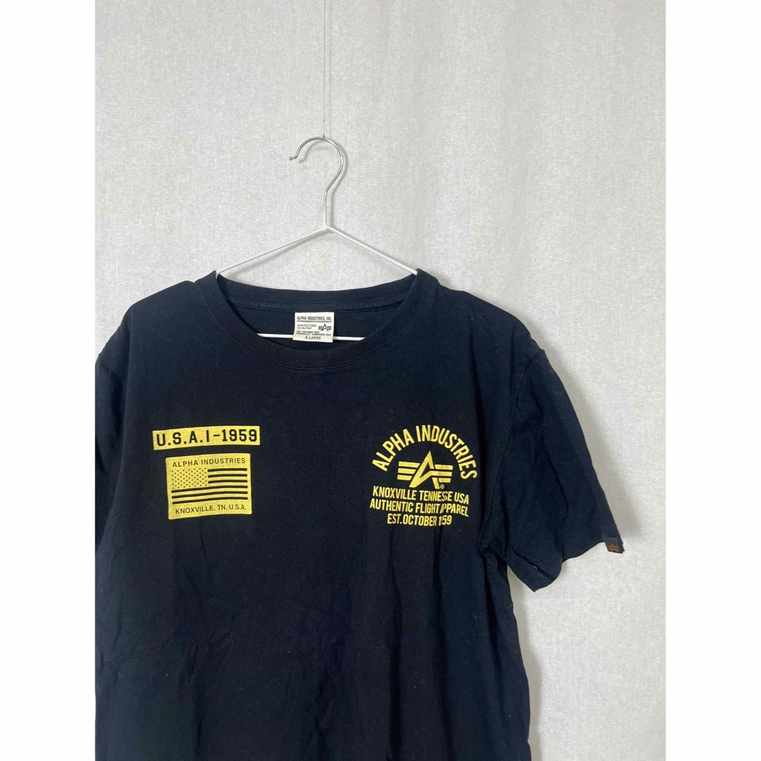 ALPHA INDUSTRIES(アルファインダストリーズ)のK830 ALPHA INDUSTRIES プリントTシャツ レディースのトップス(Tシャツ(半袖/袖なし))の商品写真