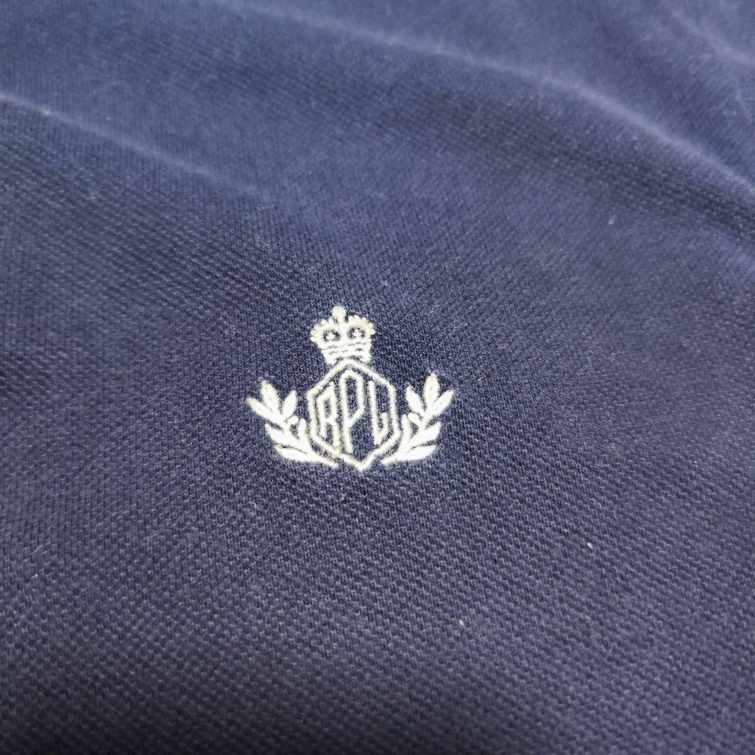 POLO RALPH LAUREN(ポロラルフローレン)のポロ・ラルフローレン ポロシャツ 紺 ネイビー Mサイズ 古着 メンズのトップス(ポロシャツ)の商品写真