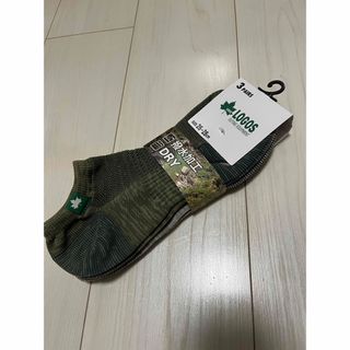 LOGOS - 新品　LOGOS メンズ　ソックス　靴下　DRY 撥水加工　26〜28cm 3足