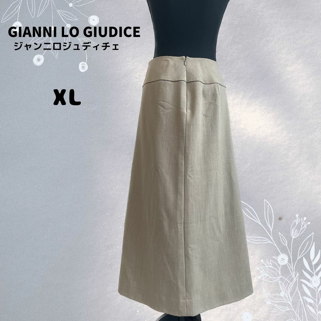 GIANNI LO GIUDICE(ジャンニロジュディチェ)の美品★GIANNI LO GIUDICE 日本製 スカート ミモレ フレア レディースのスカート(ロングスカート)の商品写真