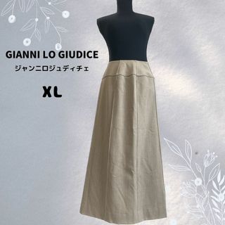 ジャンニロジュディチェ(GIANNI LO GIUDICE)の美品★GIANNI LO GIUDICE 日本製 スカート ミモレ フレア(ロングスカート)