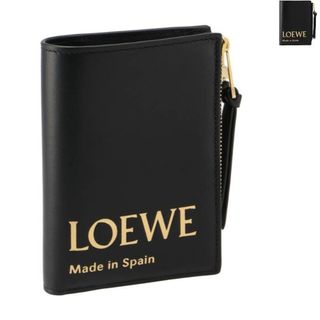 LOEWE - ロエベ LOEWE 財布 二つ折り エンボス ロエベ コンパクトウォレット スリム L字ファスナー 小銭入れ 二つ折り財布 2024年春夏新作 CLE0P30X01 0088