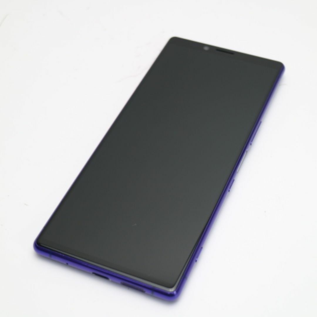 SONY(ソニー)の新品同様 SOV40 Xperia 1 パープル  M333 スマホ/家電/カメラのスマートフォン/携帯電話(スマートフォン本体)の商品写真