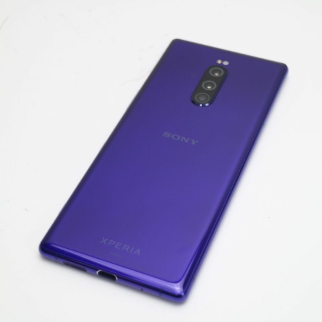 SONY(ソニー)の新品同様 SOV40 Xperia 1 パープル  M333 スマホ/家電/カメラのスマートフォン/携帯電話(スマートフォン本体)の商品写真