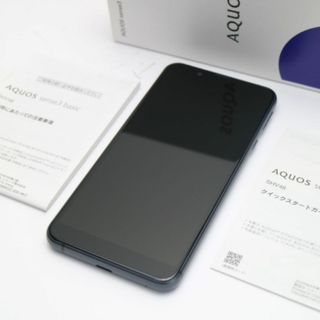 アクオス(AQUOS)の新品同様 SHV48 AQUOS sense3 basic ブラック  M333(スマートフォン本体)