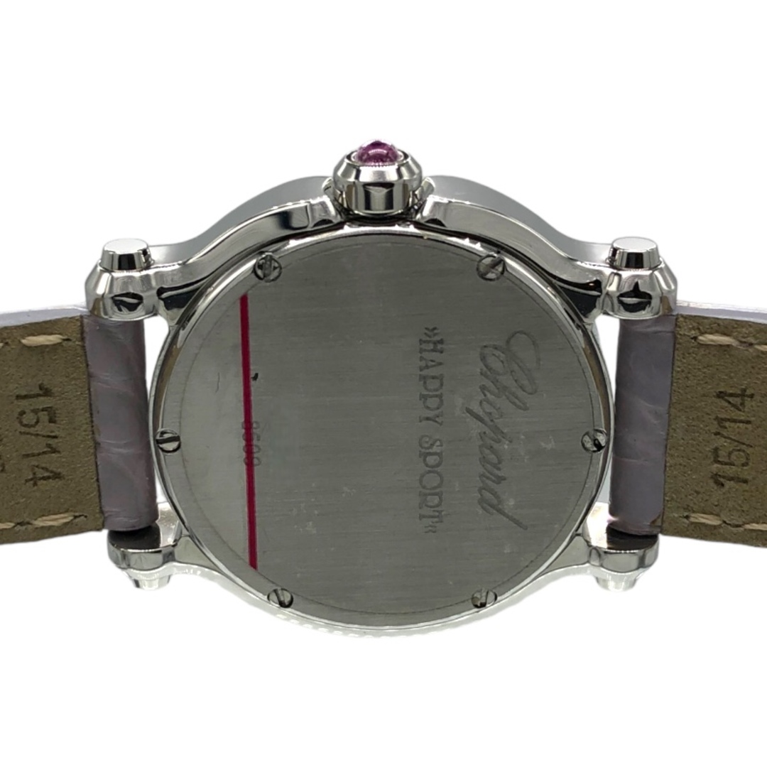 Chopard(ショパール)の　ショパール Chopard ハッピースポーツ マーク2 278509-3051 ホワイトシェル SS/レザーベルト レディース 腕時計 レディースのファッション小物(腕時計)の商品写真