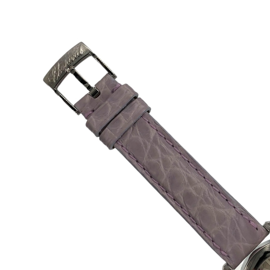 Chopard(ショパール)の　ショパール Chopard ハッピースポーツ マーク2 278509-3051 ホワイトシェル SS/レザーベルト レディース 腕時計 レディースのファッション小物(腕時計)の商品写真