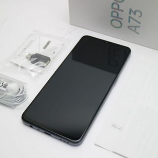 アンドロイド(ANDROID)の新品同様 SIMフリー OPPO A73  ネービーブルー M333(スマートフォン本体)