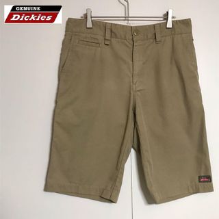 ディッキーズ(Dickies)の【人気定番】ディッキーズ　ロゴ入りチノハーフパンツ　W32 A984(ショートパンツ)