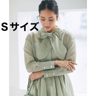 TSURU by Mariko Oikawa - 【美品】seventen セブンテンバイミホカワヒト シアーストライプワンピース