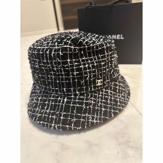 シャネル(CHANEL)のCHANELツイードバケットハット(ハット)